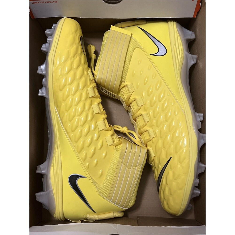 Nike Football Cleat Yellow Oregon Ducks PE Force Savage Pro 2 CI9869-701 Size 17
